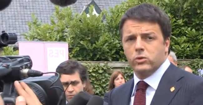 Renzi, la UE si occupi di più delle famiglie. IL VIDEO