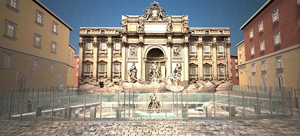 Fontana di Trevi e Quattro Fontane. Parte il cantiere per i lavori di restauro