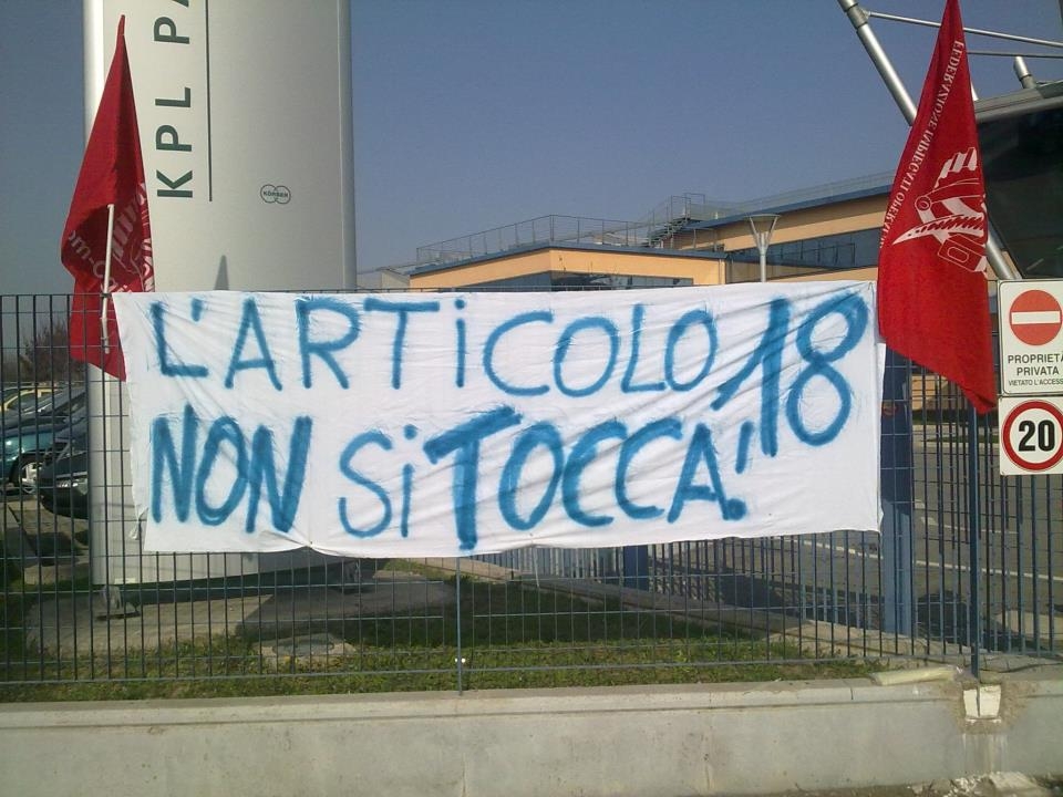 Lavoro. No a forzatura e diktat. Inaccetabile mettere in discussione articolo 18