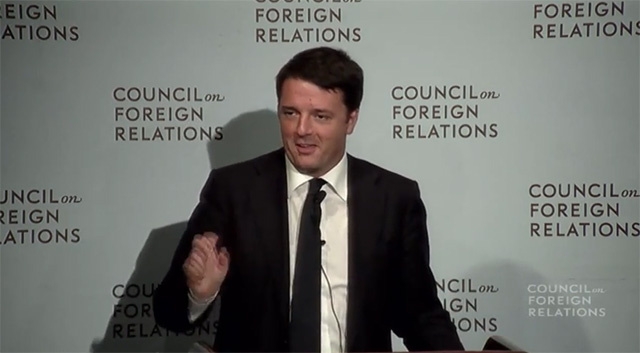 No Renzi please, we are british. IL VIDEO