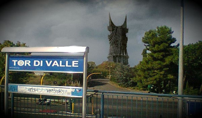 Le torri di Sauron o lo stadio della Roma?