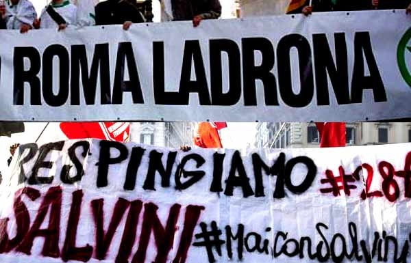 Lega in piazza e corteo contro Salvini. Roma blindata