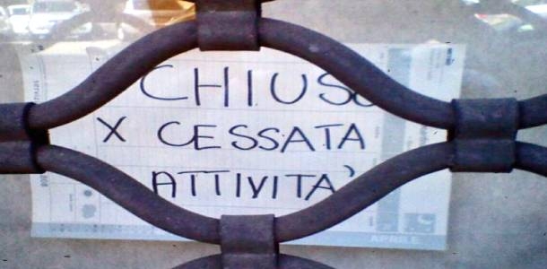 Crisi. Perse 34mila attività e 93mila posti di lavoro
