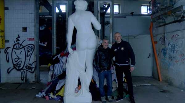 Venere degli stracci di Pistoletto a Tor Sapienza