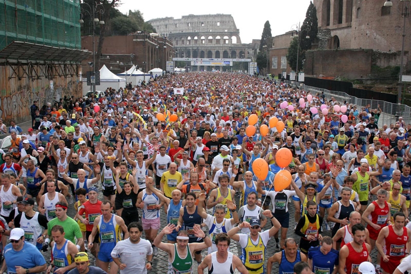 Doppietta etiope alla 21esima Maratona di Roma, Italia terza