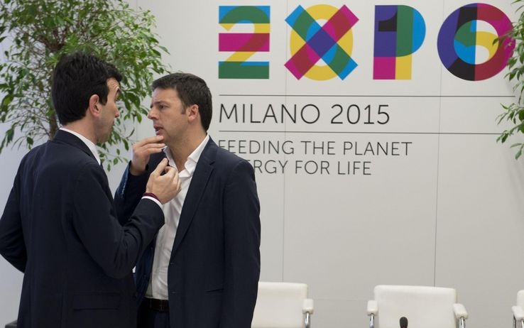 Expo. Lavori incompleti. Renzi ottimista. Grillo, premier bugiardo