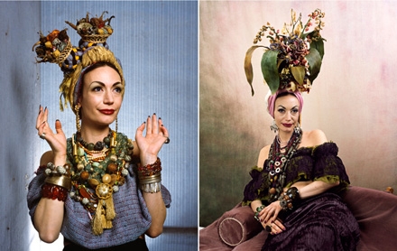 Fotografia. Carmen  Miranda  nella  mostra fotografica Exotic tragédie