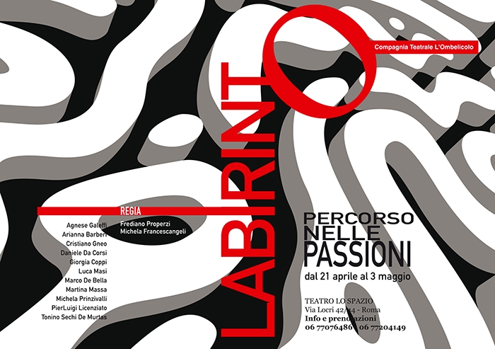Teatro Lo Spazio. “Labirinto, percorso nelle passioni”: dedalo in cui lo spettatore è attivo. Recensione