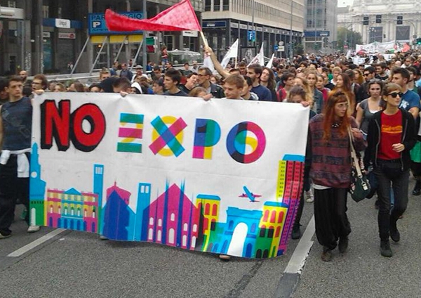 NoExpo. Mobilitazione studentesca a Milano. VIDEO