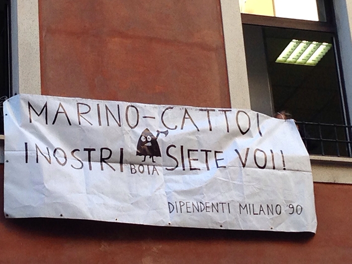 Vertenza Milano 90. Occupato stabile Via delle Vergini