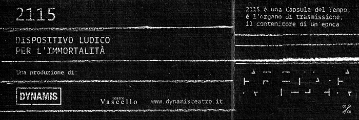 La compagnia Dynamis in “2115” Pergine Spettacolo Aperto, 11 luglio ore 21:30