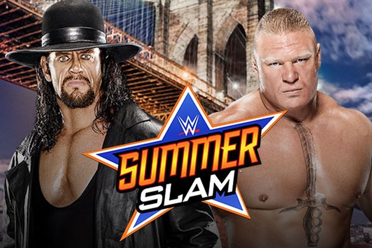 WWE.  Summerslam: l’epico scontro del Becchino e la Bestia,  e altri eroi che rivedremo a Roma. Video