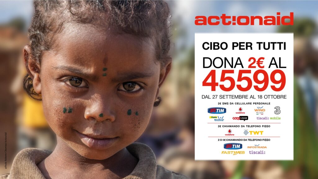 Diritto al cibo: ActionAid lancia la grande campagna “cibo per tutti”