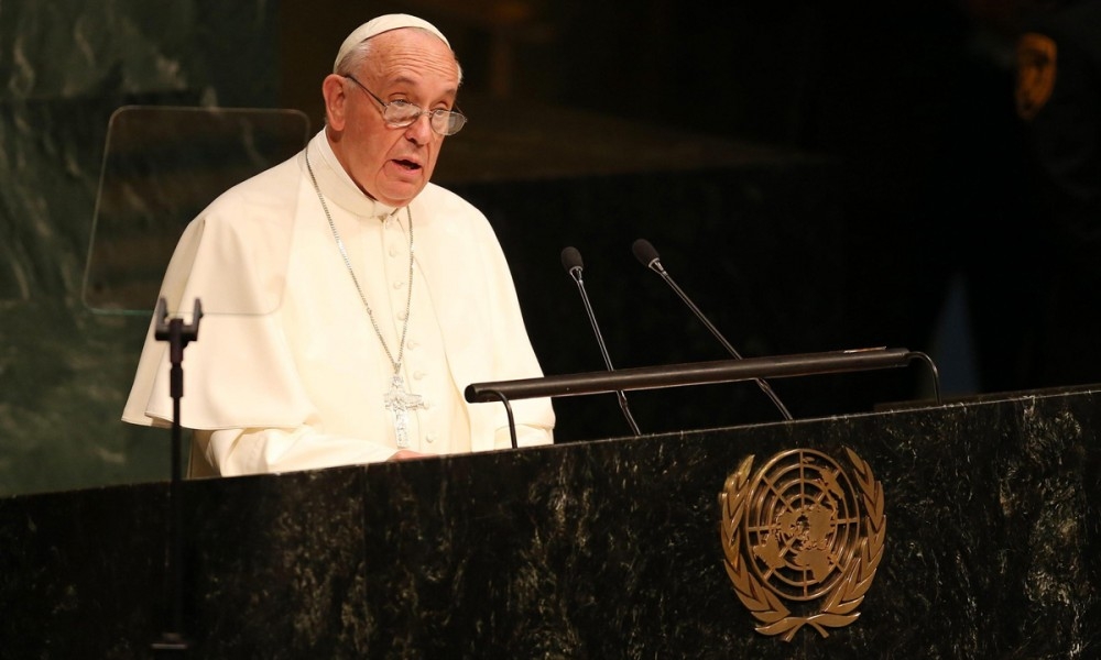Papa dall’Onu. Casa, lavoro e terra per tutti