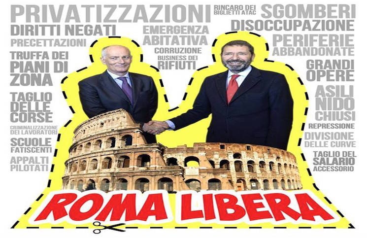 #Roma Libera. Oggi la capitale in mano ai cittadini e lavoratori