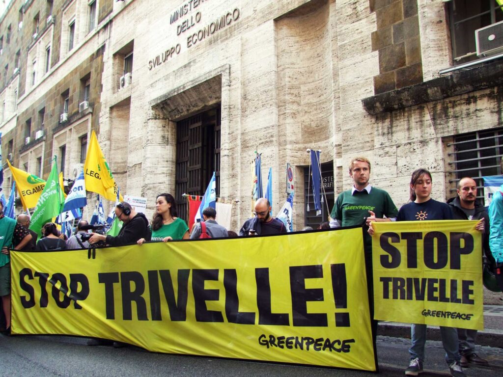Trivelle: in piazza contro Ombrina