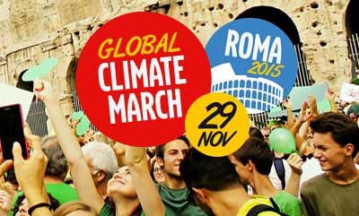 Cop21, Roma aderisce alla marcia globale