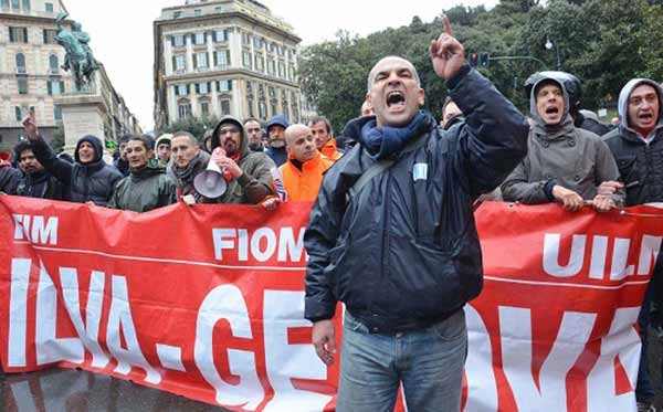 Ilva. Operai in fabbrica, il governo tace