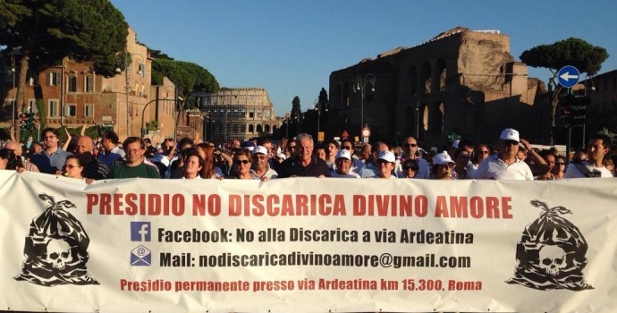 Discarica Divino Amore, #peggio del 2013.  Il Presidio annuncia un’assemblea pubblica