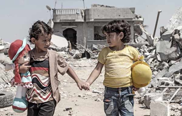Palestina.  Accanto ai bambini e alle famiglie vulnerabili