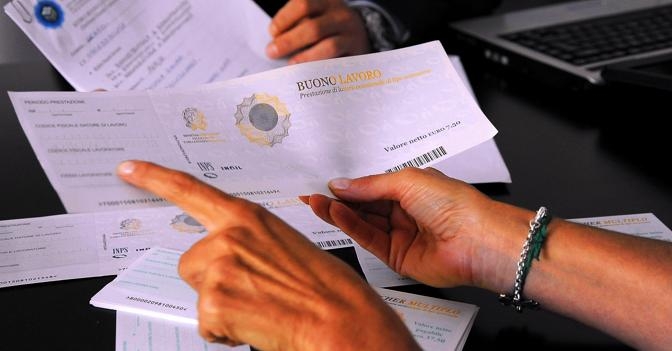 Lavoro: In Veneto esplosione di voucher; +40% in primo bimestre