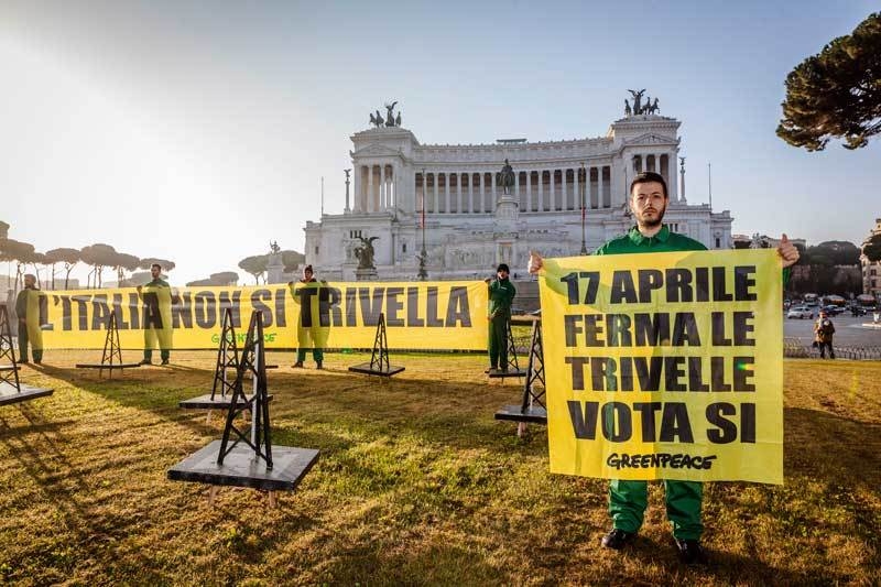 Referendum Trivelle. Mobilitazione nazionale per un mare di “sì”