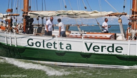 Salpa Goletta Verde 2016 di Legambiente salpa da Genova