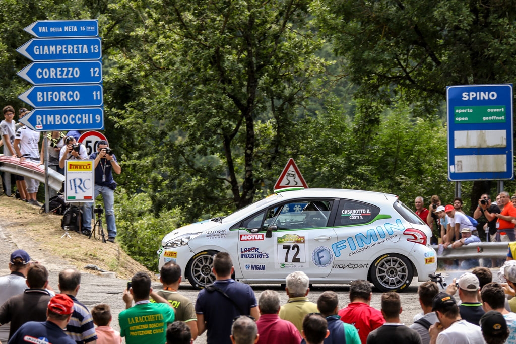 Rally. Irc Cup in bilico per Casarotto dopo il Casentino