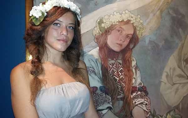 Eventi. Al Vittoriano le muse di Mucha in carne ed ossa