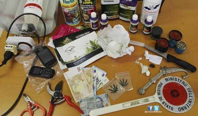 Roma. Spaccio droga, nelle ultime 48 ore 6 arresti
