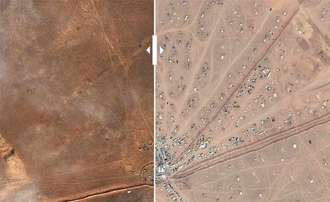 Siria, 75.000 rifugiati intrappolati nel deserto