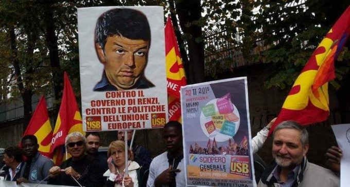 Sciopero generale contro Renzi e le politiche liberiste