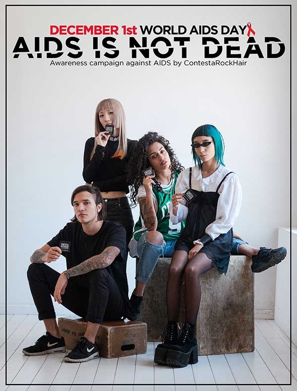 ContestaRockHair e LILA per la lotta contro l’AIDS