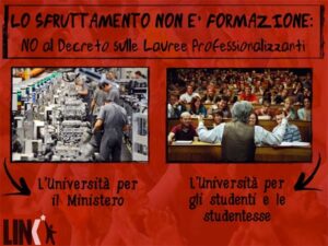 Università sotto ricatto: la formazione non è sfruttamento