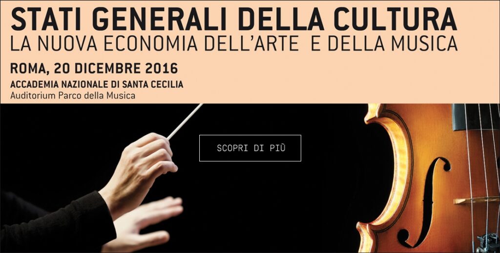 Auditorium. Stati generali della cultura il 20 dicembre