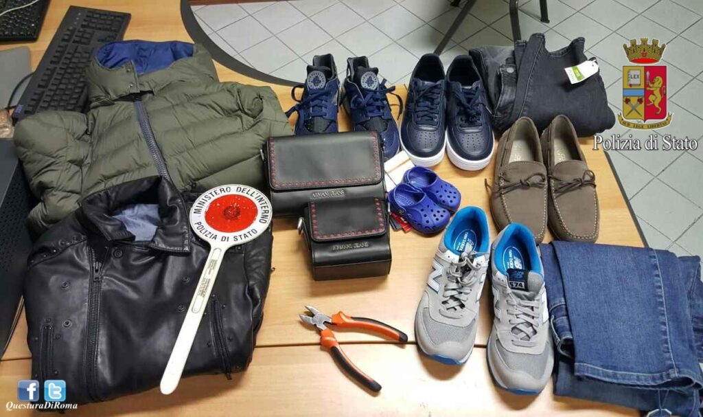 A Roma operazioni della Polizia contro i furti. 11 arresti