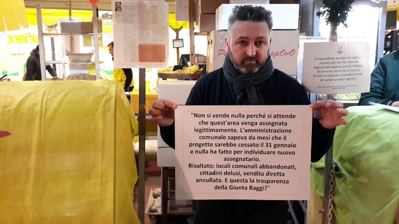 Roma. Il comune sfratta il mercato Campagna Amica. La protesta della Coldiretti