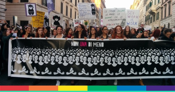 8 marzo. Studenti scioperano contro la violenza sulle donne