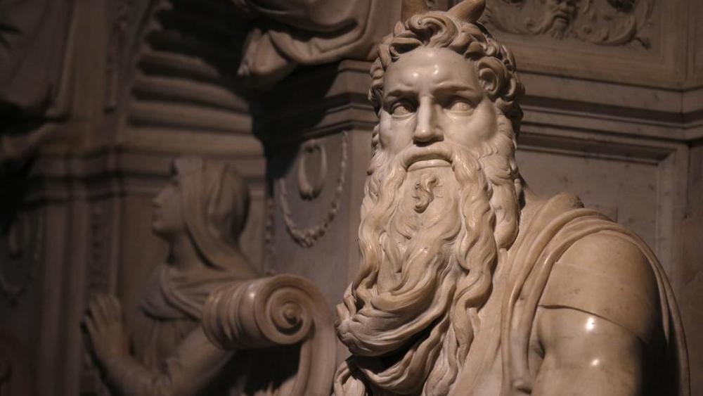 Musica e luce davanti al Mosè di San Pietro in vincoli