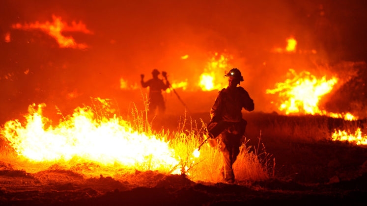 Incendi: triplicati nel 2017
