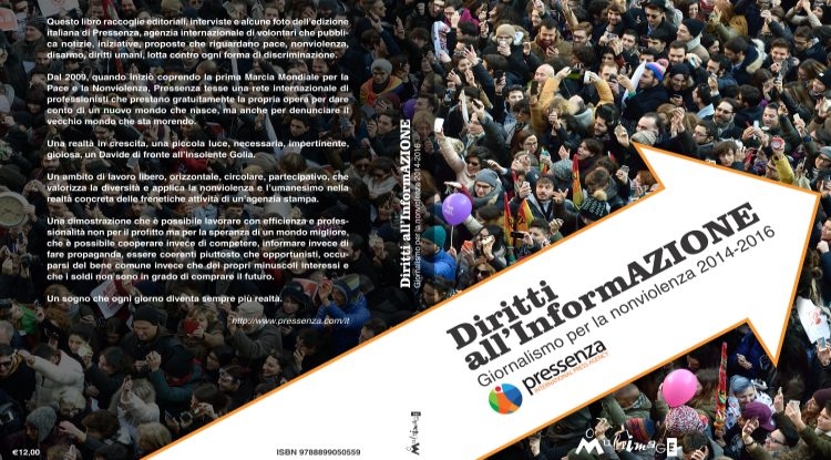 Nobel per la pace. “Diritti all’informazione”, il libro di Pressenza