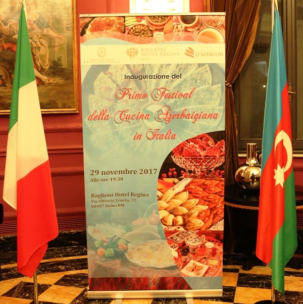 Inaugurato il Primo Festival della Cucina dell’Azerbaigian in Italia