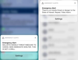 Hawaii, allarme missile. Il governo: “un impiegato ha spinto il bottone sbagliato”