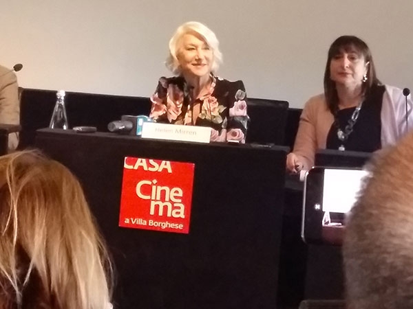 Helen Mirren presenta a Roma “La vedova Winchester”