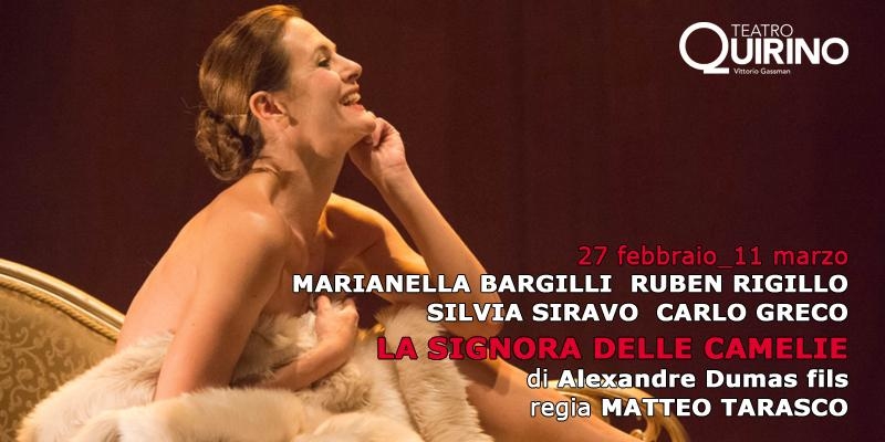 Teatro Quirino. “La signora delle Camelie” dal 27 febbraio all’11 marzo