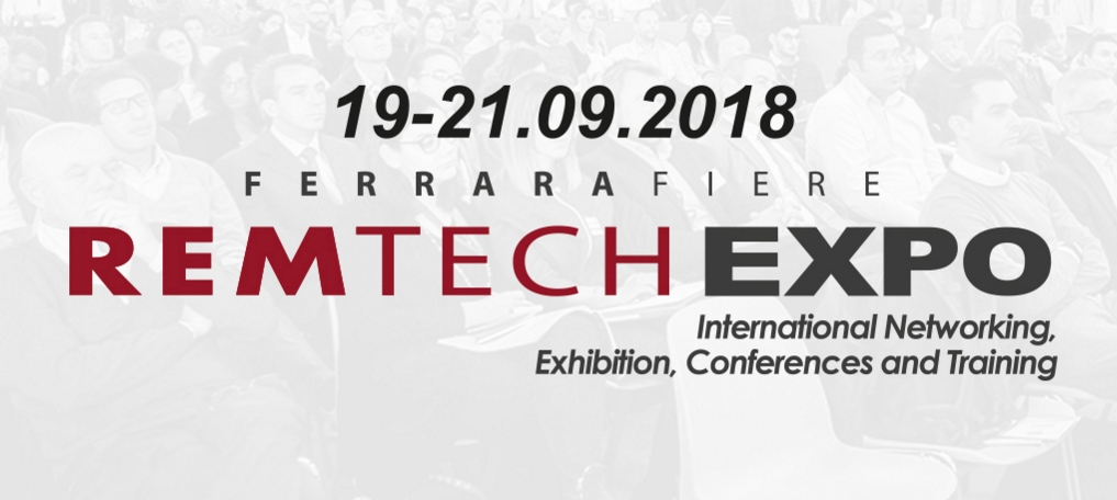 A Ferrara Remtech Expo, dal 19 al 21 settembre