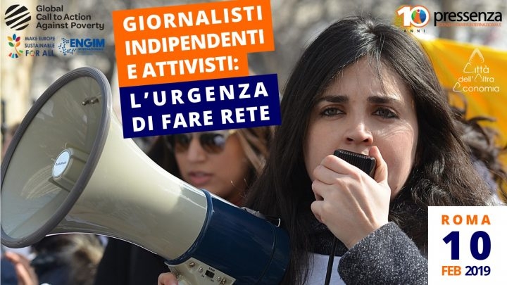 Pressenza. Incontro “Giornalisti indipendenti e attivisti, l’urgenza di fare rete”