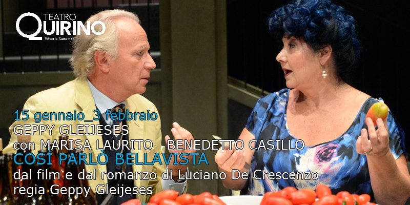 Teatro Quirino. “Così parlo Bellavista” dal 15 gennaio al 3 febbraio
