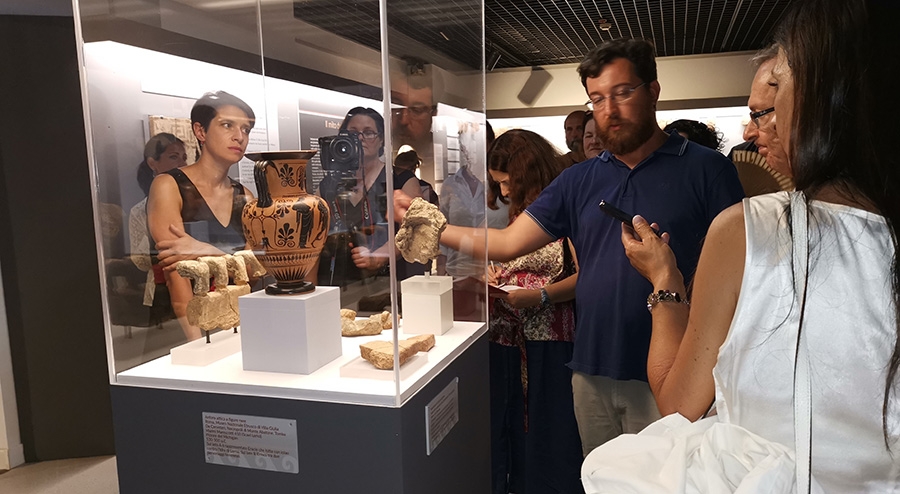 Centrale Montemartini. ‘Colori degli etruschi. Tesori di terracotta ” dal 530 – 480 a.C ai nostri occhi