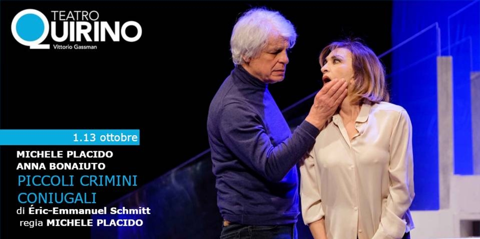 Teatro Quirino. “Piccoli crimini coniugali” dal 1 al 13 ottobre 2019